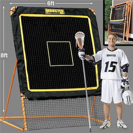 Ezgoal EZGoal 86368 8 x 6 ft. Professional Folding Lacrosse Throwback 86368